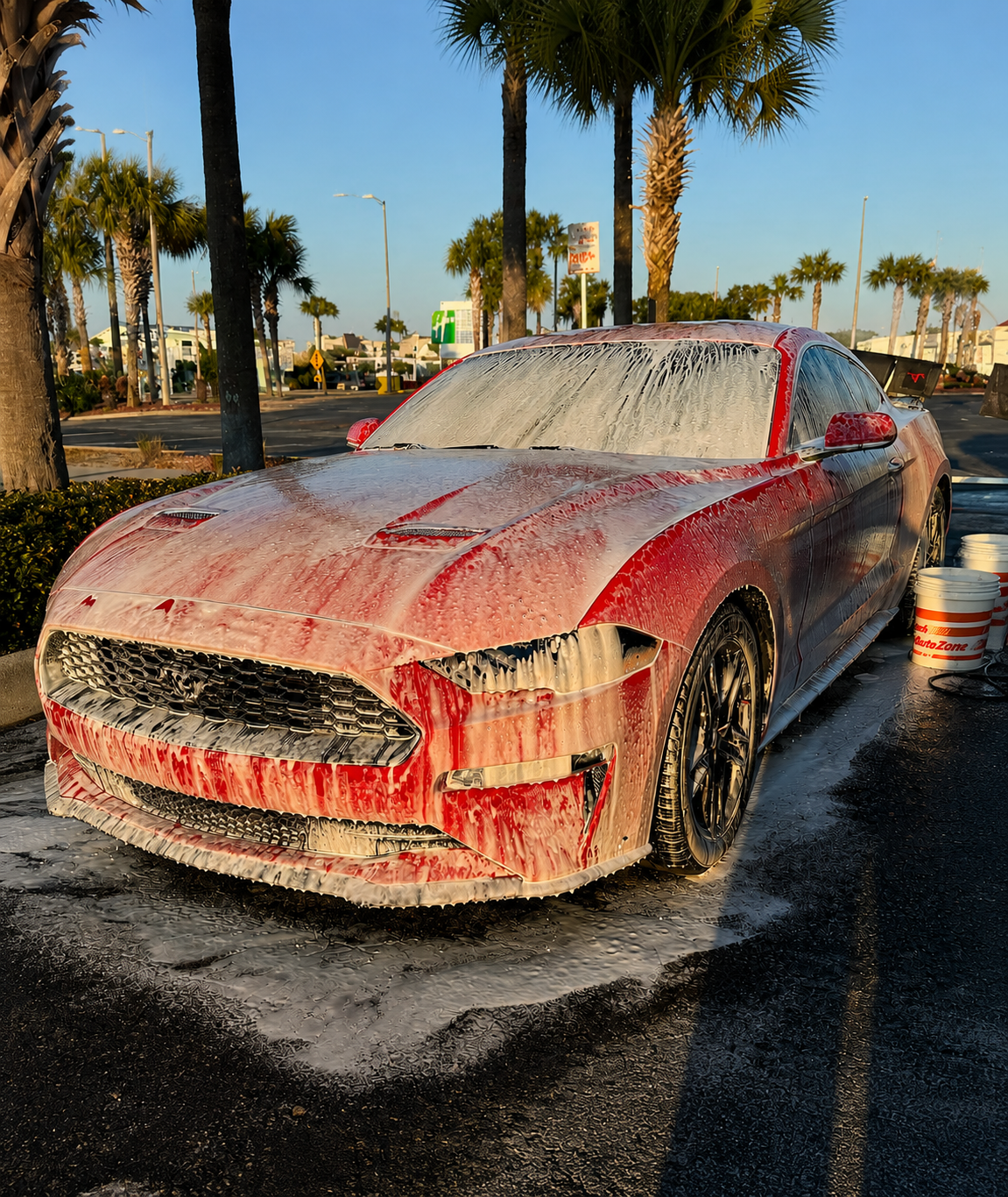 Premium exotic car detailed by Prime Exotics Mobile Detailing in Pensacola, FL